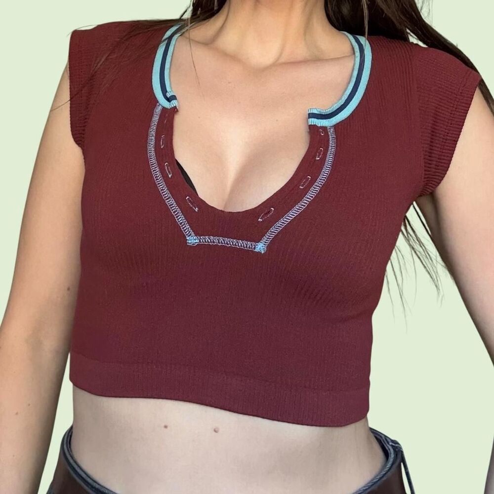 Out-from-under Women's Red Crop-top